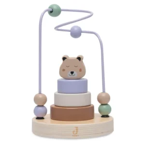 Tour d’empilage en bois à spirale – Ours