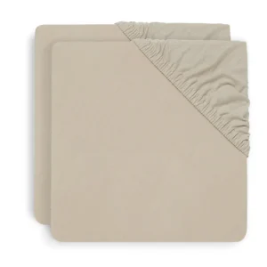 Lot draps housses – Nougat