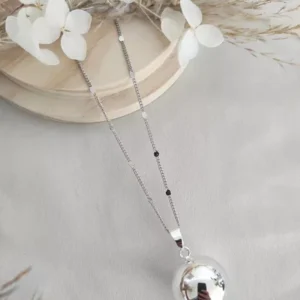 Bola de grossesse argentée