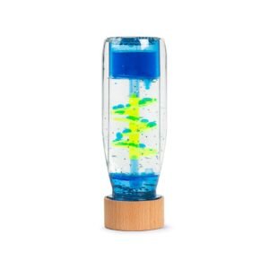Bouteille sensorielle – Spirale bleue