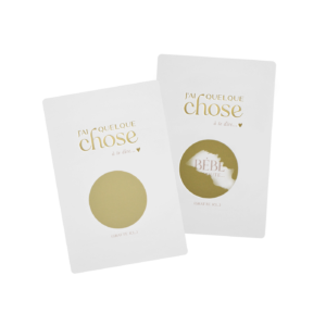 Cartes à gratter – Bébé en route