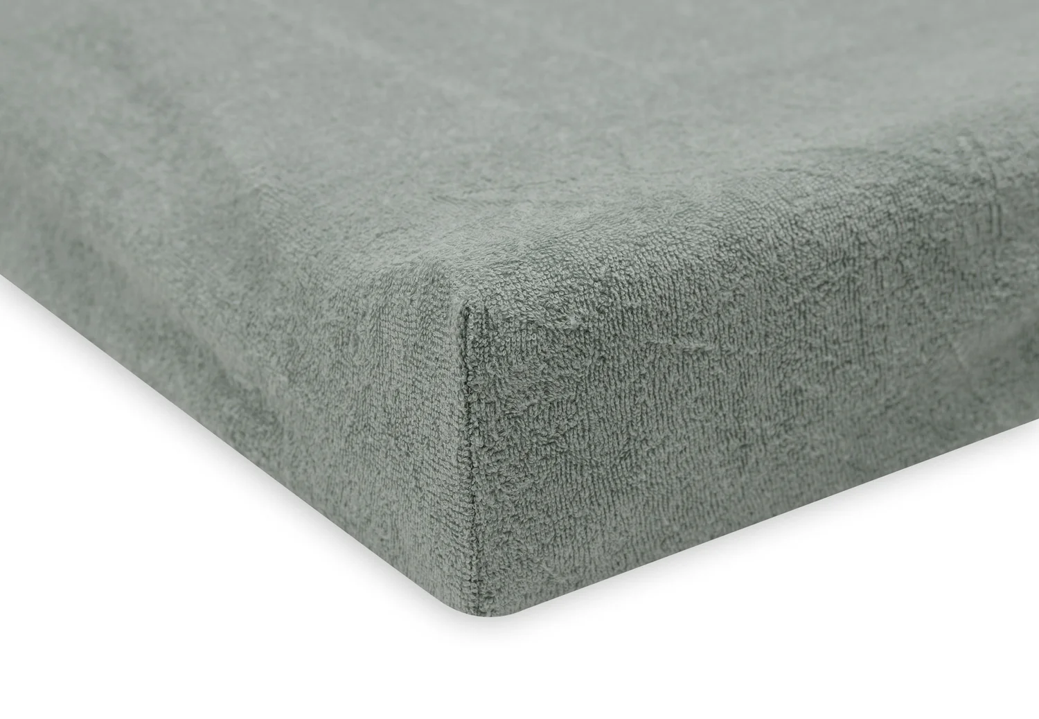 Housse matelas à langer éponge - 2 unités (sea green & ivory) – Image 2