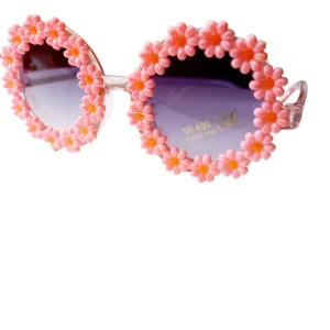 Lunettes de soleil – Paquerettes roses