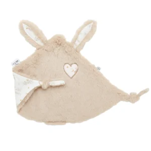 Doudou lapin petit coeur – Beige