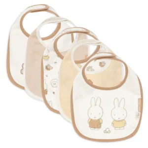 Bavoir imperméables x5 – Miffy Family Farm