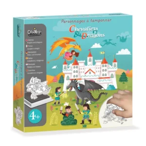 Personnages à tamponner – Chevaliers et dragons