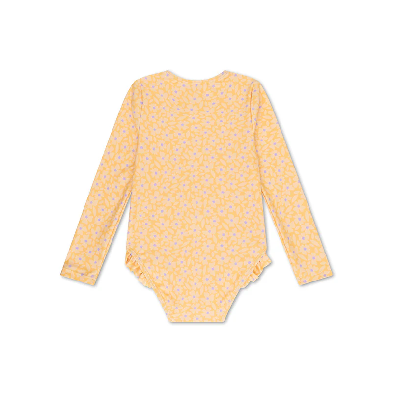 Maillot de bain - Fleurs/jaune – Image 2