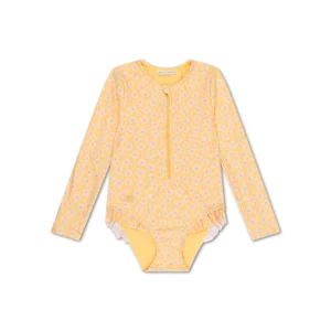 Maillot de bain – Fleurs/jaune
