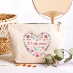 Pochette – Coeur en fleurs Maîtresse