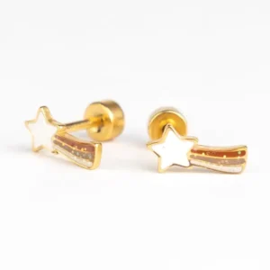 Boucles d&rsquo;oreilles – Etoile filante