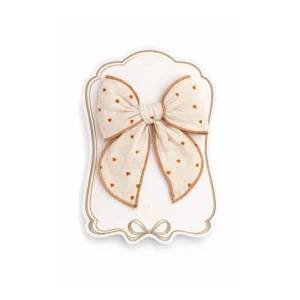Barrette à noeud – Coeur