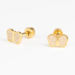 Boucles d&rsquo;oreilles – Mini papillon