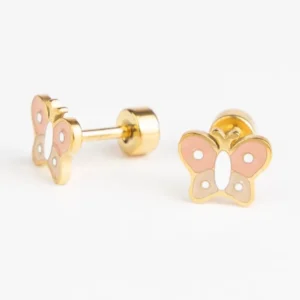 Boucles d&rsquo;oreilles – Petit papillon