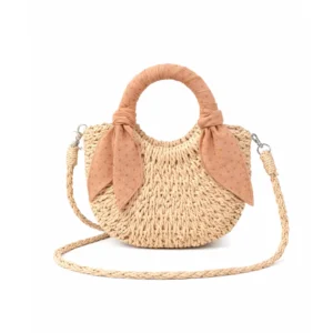 Mini sac – Pois rose poudré