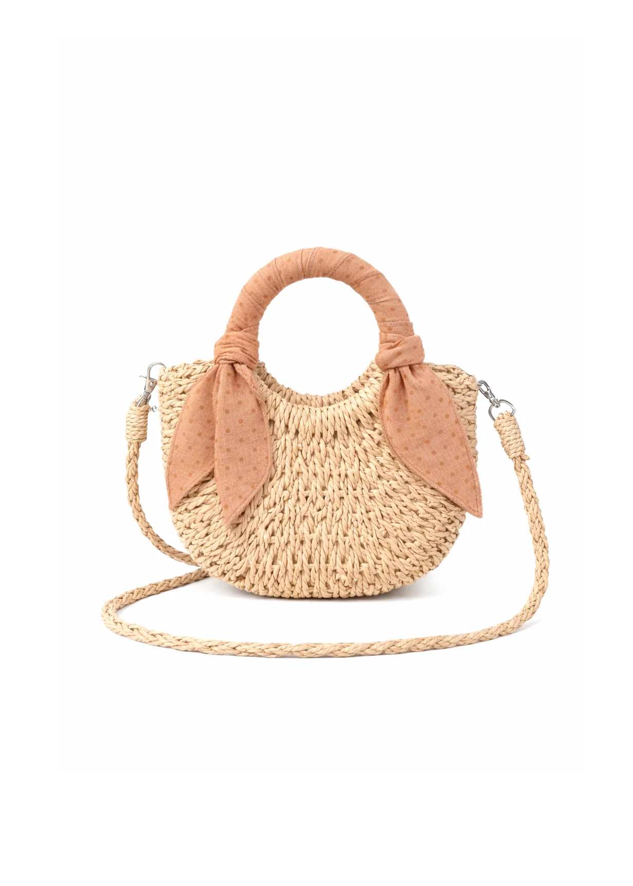 Mini sac - Pois rose poudré