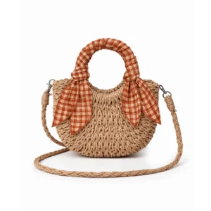 Mini sac – Carreaux miel