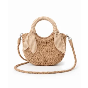 Mini sac – Rayures caramel