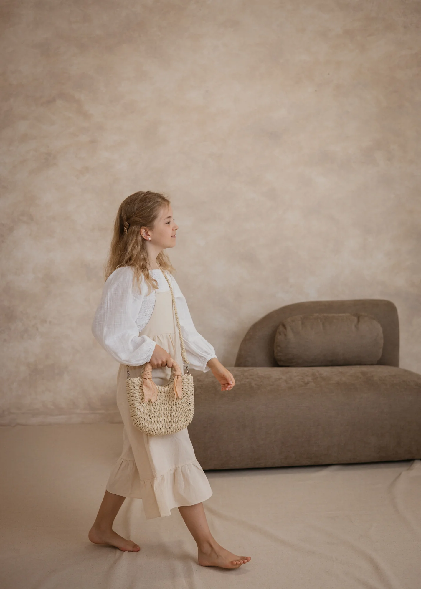 Mini sac - Pois rose poudré – Image 3